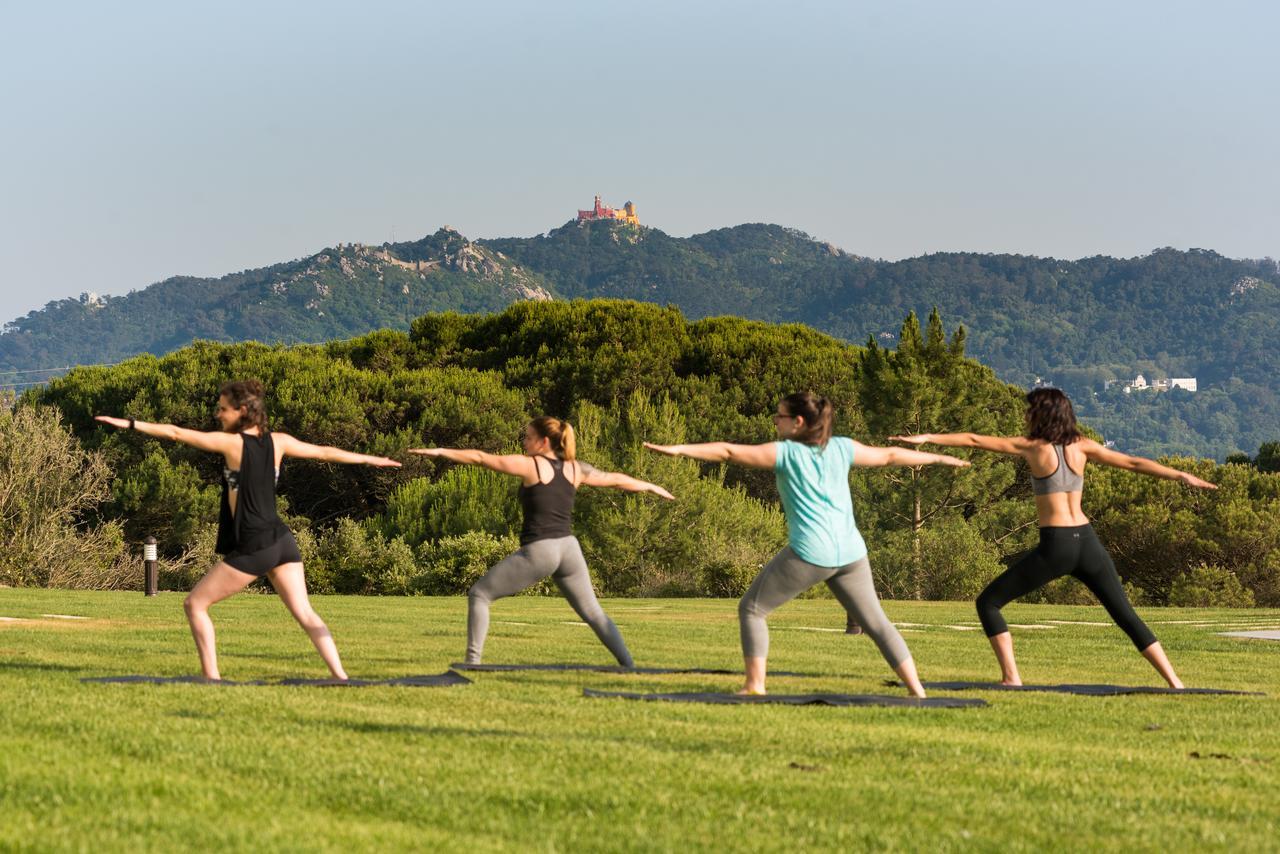 Vila Gale سينترا المظهر الخارجي الصورة A group of people practicing yoga